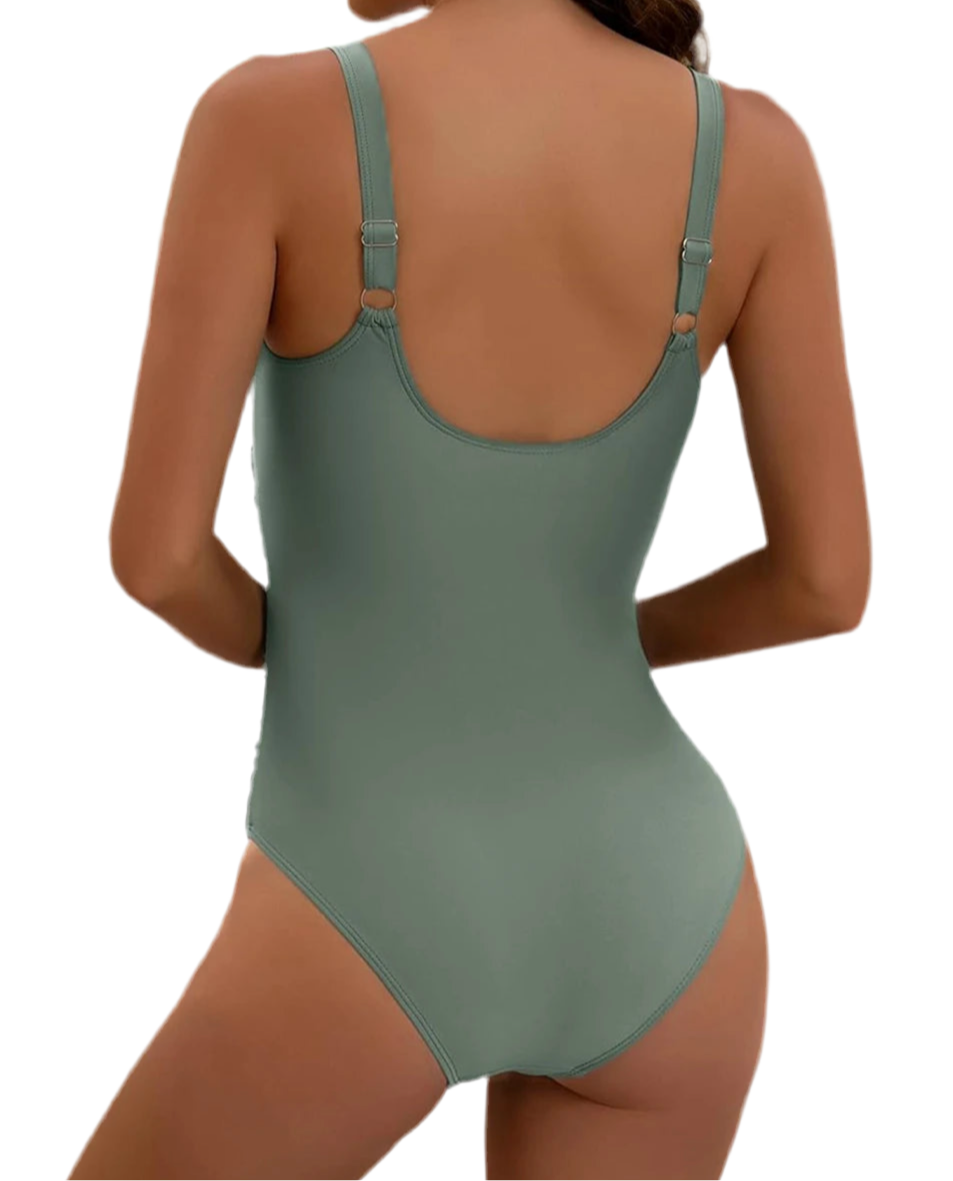 Sculpt Wrap Low Back One Piece