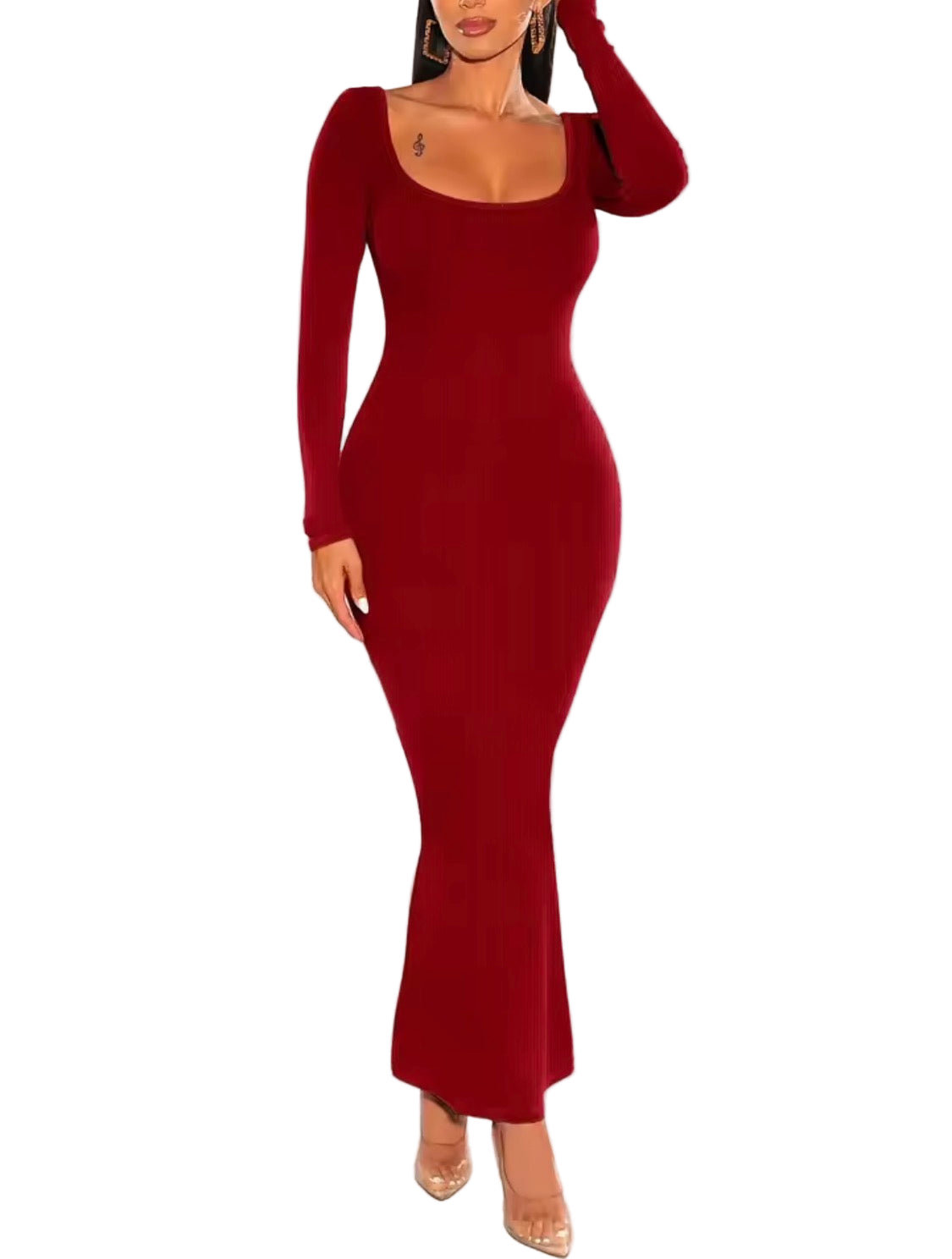 Ribbed Bodycon Dress