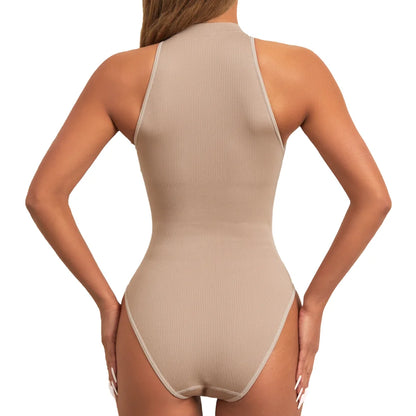 High Neck Sculpting Bodysuit