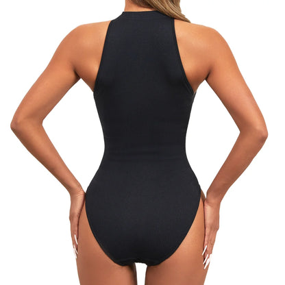 High Neck Sculpting Bodysuit